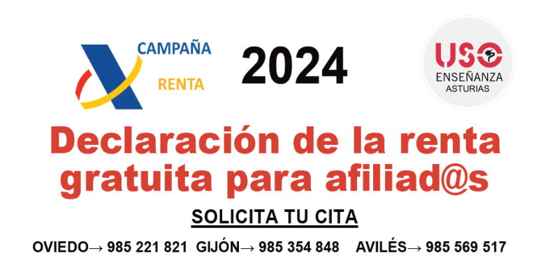 Declaración de la renta gratuita para afiliad@s