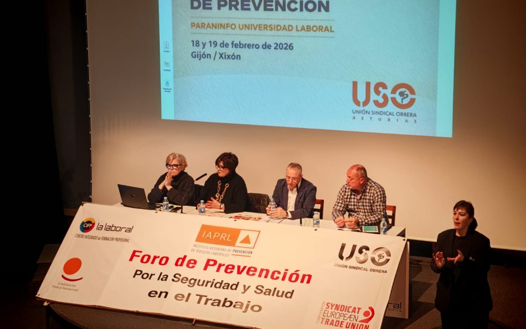 FEUSO Asturias reafirma su compromiso con la salud laboral en el XVII Foro de Prevención